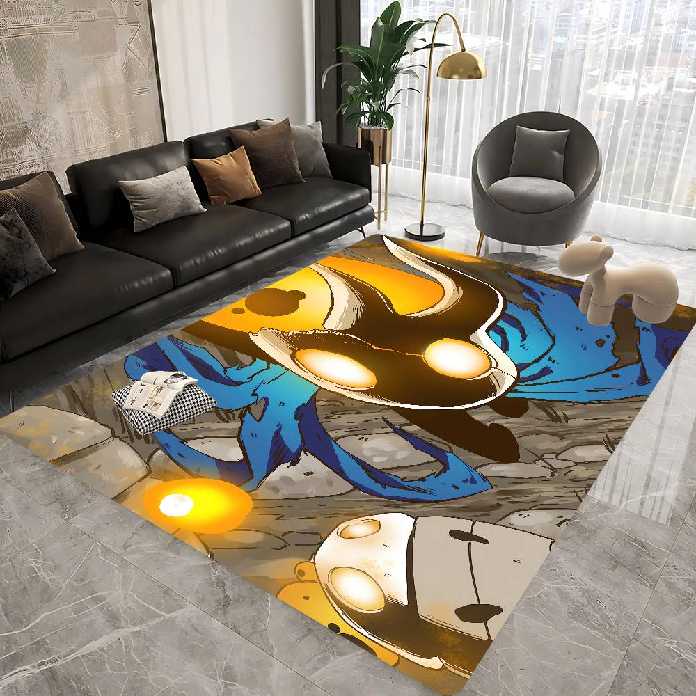 H-Hollow K-Knight Game Hallway Carpet INS Style Soft Bedroom Floor House Laundry Room Mat Anti-skid Bedside Area Rugs