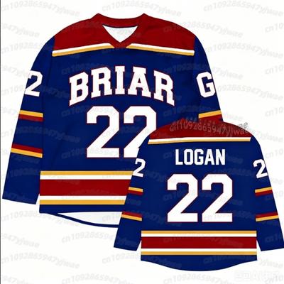 Kvinde Cosplay navneskilt t-shirt TV Off Campus Briar University Hockeytrøje Graham 44 22 DI LAURENTIS 66 Tucker46 voksen T-shirt