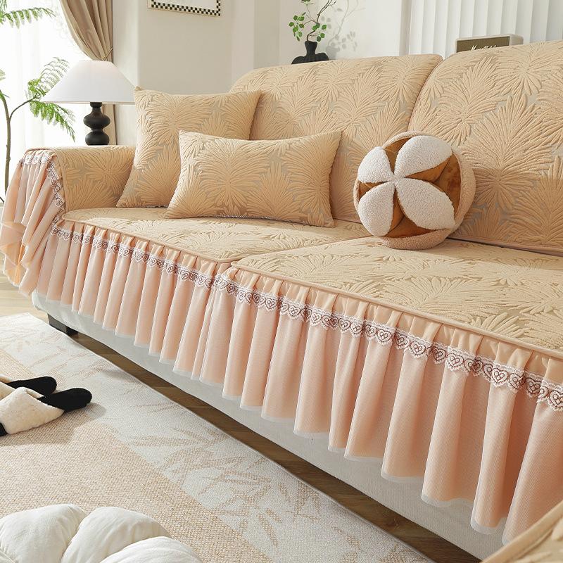 Sofa Cover Cover All-inclusive Universal Cover Fixed Non-slip Jacquard Sofa Cushion Four Seasons Universal Cushion Back Cover Hats
