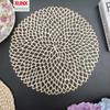 PVC Hollow Heat-Insulation Hot Stamping Placemat - Western Style Best Seller