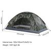 1-2 Person Ultralight Portable Camping Tent - Single Layer Hiking Tent with UPF 30+ Anti-UV Coating for Beach Fishing Outdoor