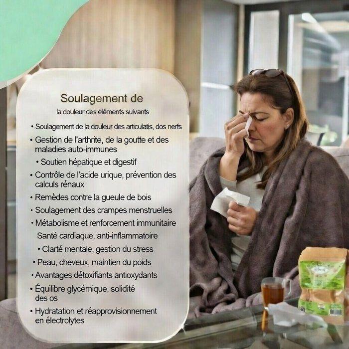 150 Sachets Tapee Tea Thai Herbal Tea - pour douleurs musculaires / goutte
