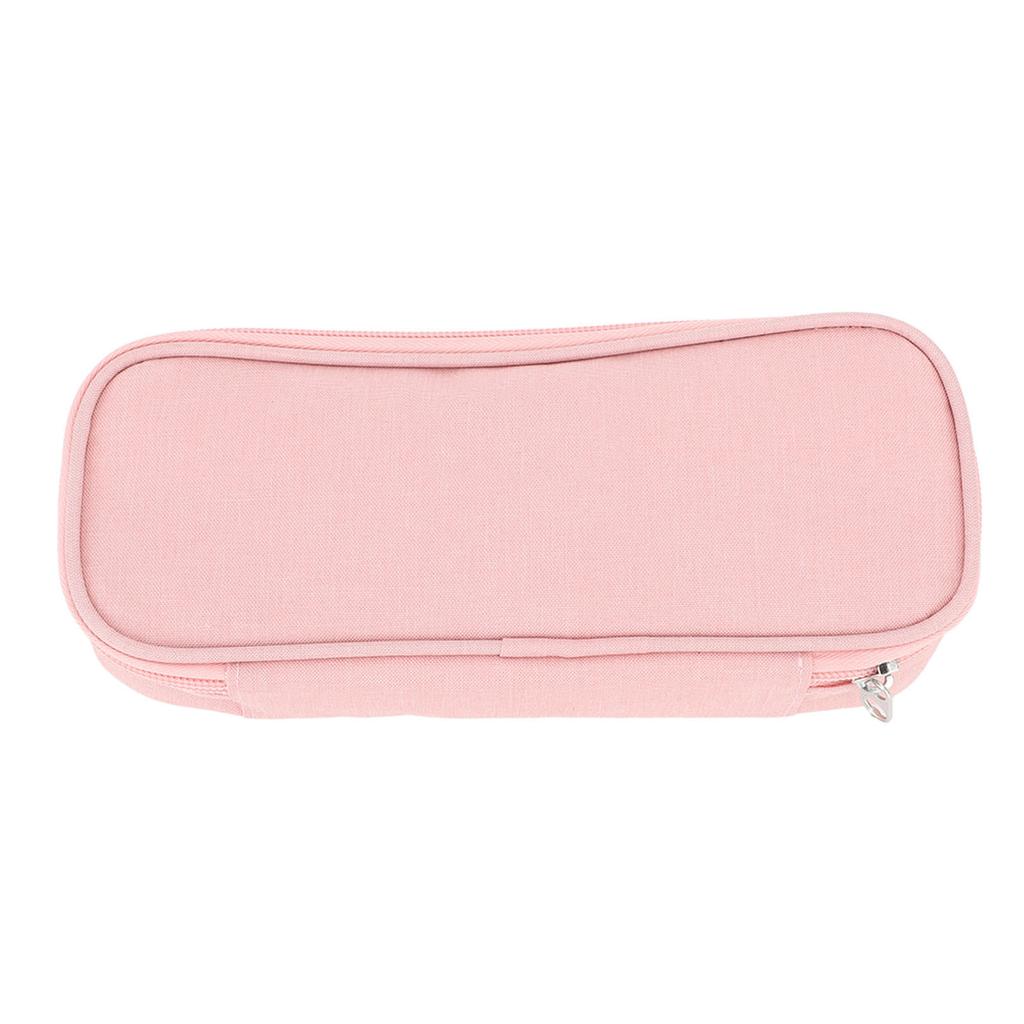 Big Capacity Pencil Case Pouch Pen Case Simple Stationery Bag with Mesh Pocket for Teens Adults Student School College