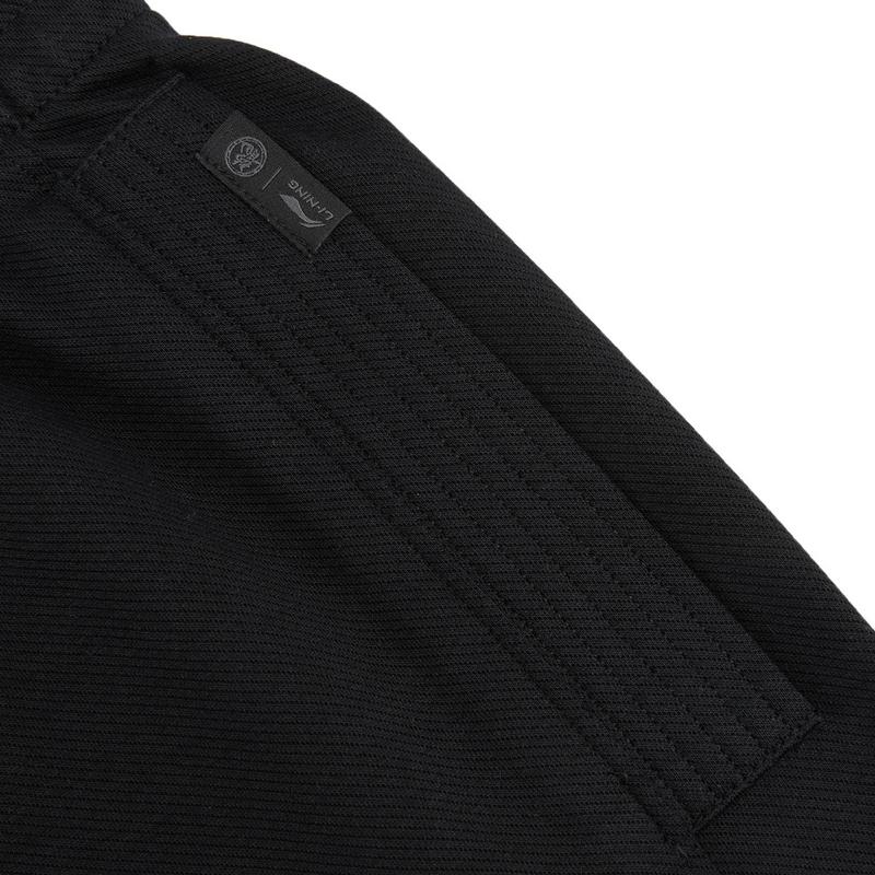 Li Ning Simple Loose Comfortable Breathable Casual Shorts Men shorts Black AKSW525-2