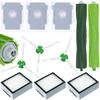IRoomba E/I/J Serie Kit, 3x Beutel, 3x Filter, 3x Seitenbürsten (mit Schrauben), 2x Rollen (Hauptbürsten)