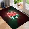 Soft Floor Carpet England Rugby Pattern Area Rug Decorative Mat For Home Room Decoration