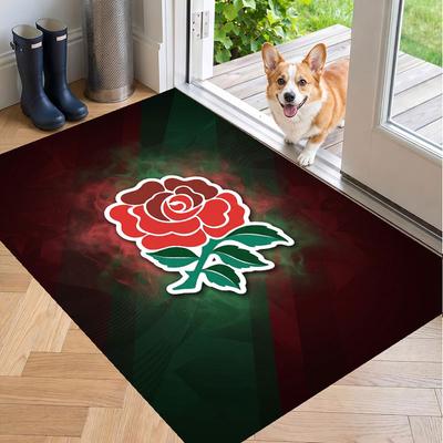 Soft Floor Carpet England Rugby Pattern Area Rug Decorative Mat For Home Room Decoration