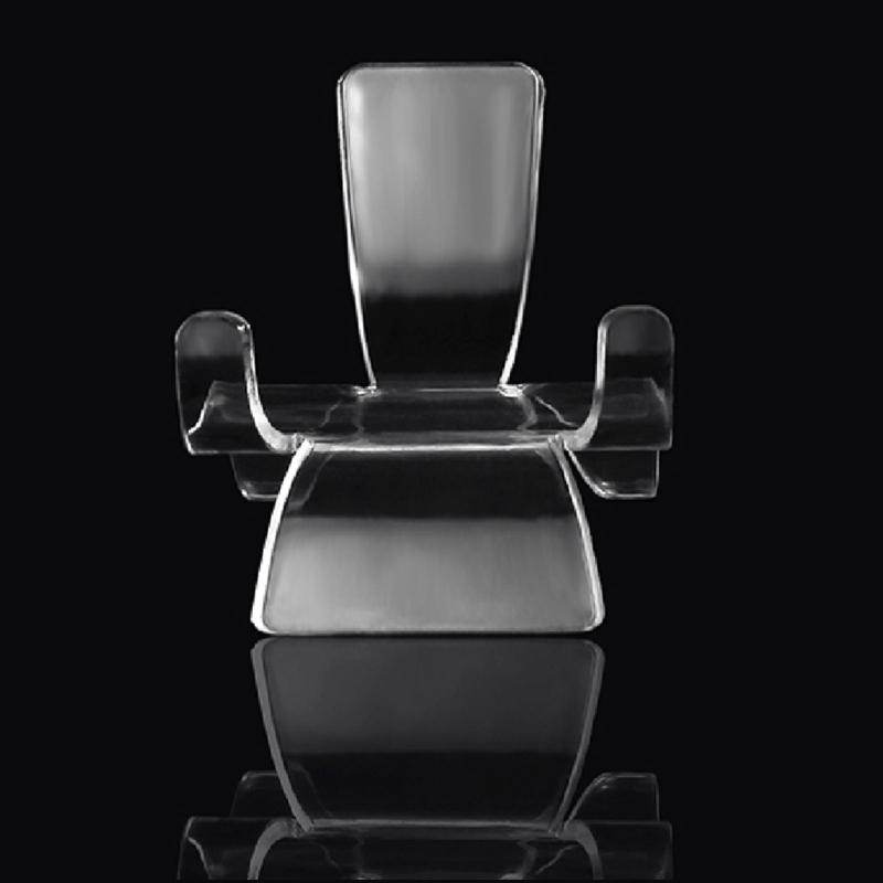 Crystal Mineral Rough Stone Display Base Jewelry Stand Transparent Acrylic Metal Jewelry Display Stand Prop Ornament