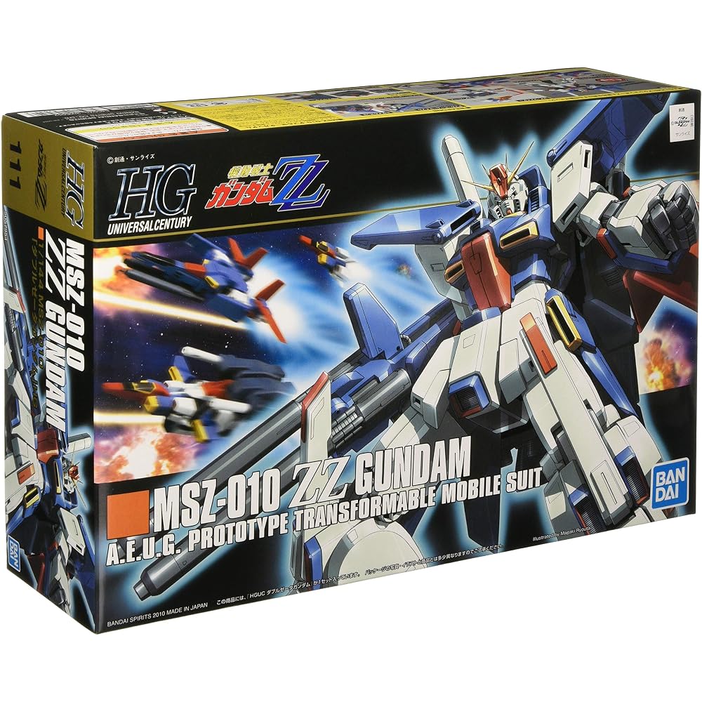 BANDAI SPIRITS (Bandai Spirits) HGUC 1/144 ZZ Gundam (Mobile Suit ZZ Gundam)