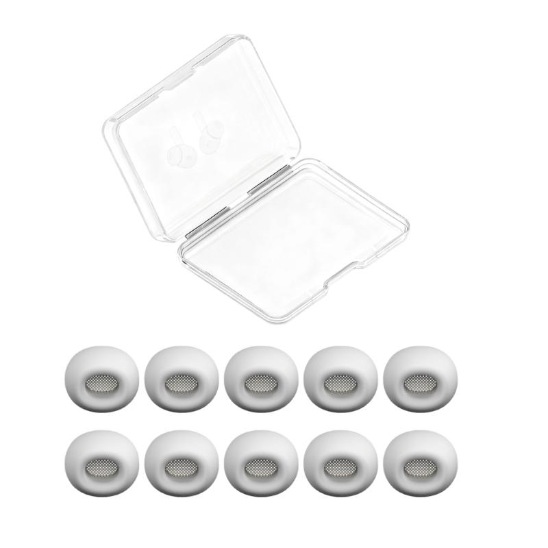 5Pair Silicone Ear Tip with Storage Box for Pro3 In-ear Headphone Eartips Tip Anti-Slip Noise Reduce