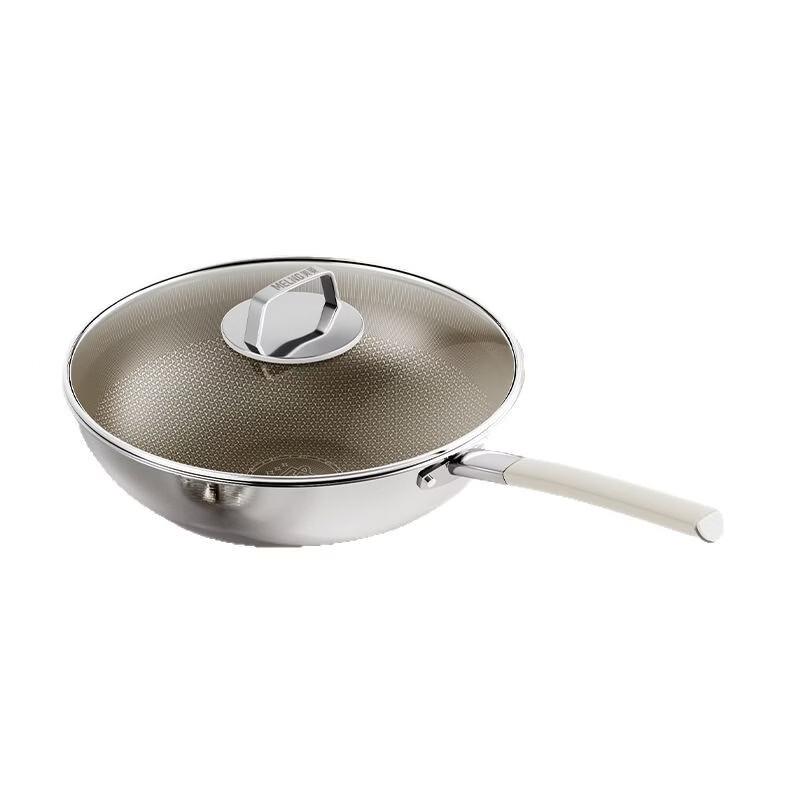 ZISIZ Titanium Non-Stick Induction Wok
