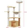 Geshenglang Large Solid Wood Cat Tree with Space Capsule