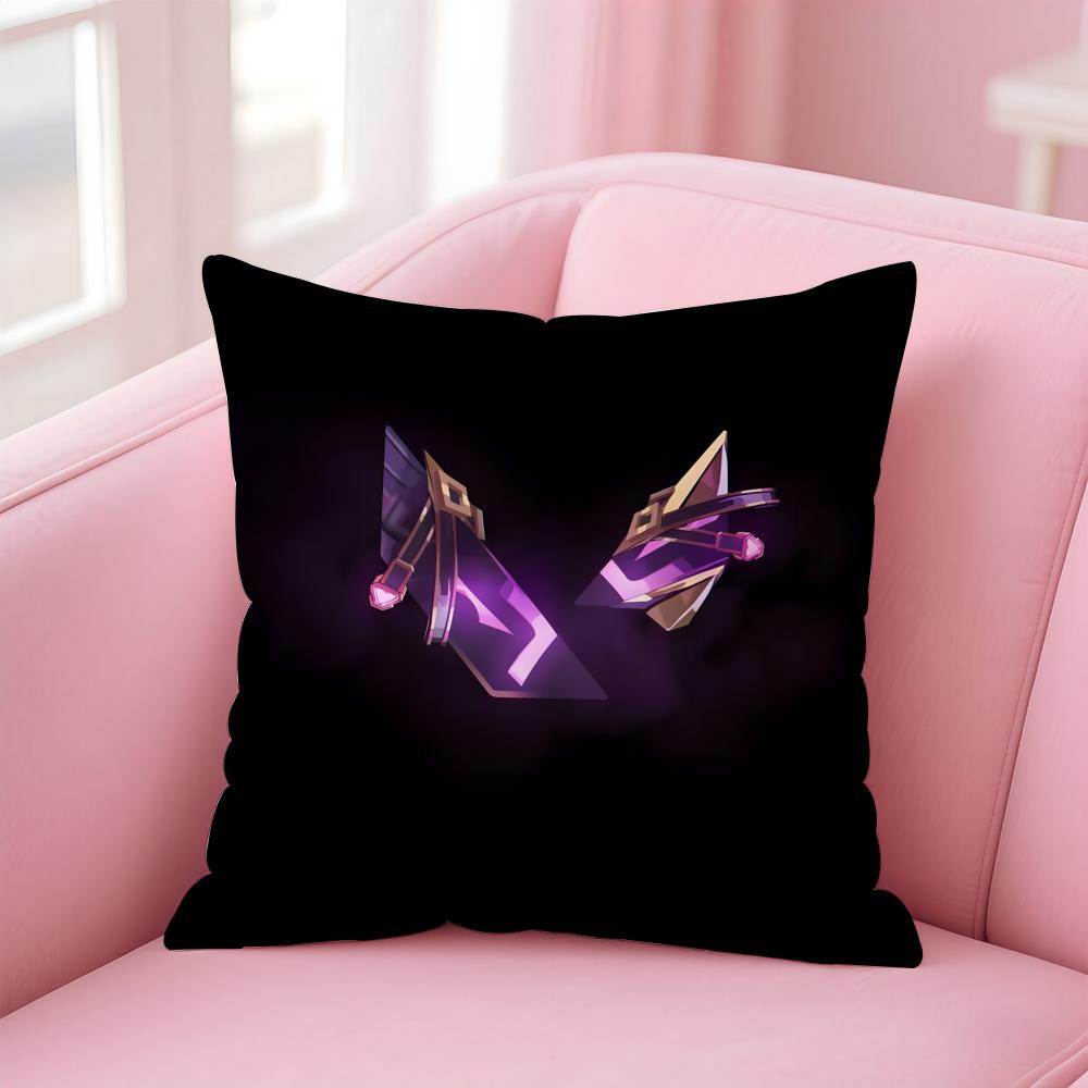 game tactical VVALORANT Cushion Cover Pillow Case Soft Friendly Fabric  Concealed Zipper