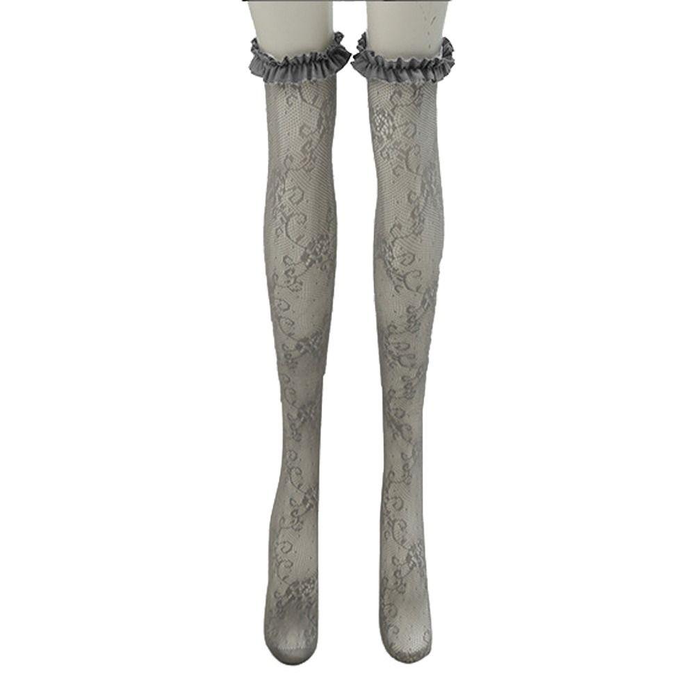 Transparent Mesh Hollow Nightgown Nightwear Women Lingerie Set Fashion JK Uniform Nightdress  Home