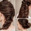 5Pcs Women Pull Hair Hook Needle Stick Fishtail Coil Comb Hairstyling Tools