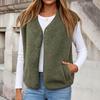 Women's Casual Sleeveless V-Neck Vest for Layering