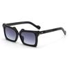 Classic retro rice nail small frame square sunglasses, European and American trend anti-sun and anti-ultraviolet sunshades