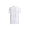 Adidas Neo Layered Contrast Pattern Casual Sport Straight T-Shirt Men Tops White DW8209