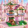 Serie de Niñas Transfronterizas Chaobao: Árbol de los Sueños Castillo de Princesas y Villa Marinera Bloques de Construcción Juguete Regalo