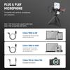 NEEWER Video Microphone, External Microphone, Plug & Play, 20-20KHz, Noise Reduction, High Sensitivity Cardioid, 3.5mm TRS/USB C OTG Cable, Shock Moun