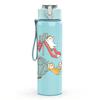 1PC Sneaker Shoe Retro Art Print 750ml Color Plastic Sports Water Bottle Leakproof Flip Straw Lid Suitable for Sports Office Home Use