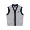Jersey Open Vest Melange Grey Ra 0115
