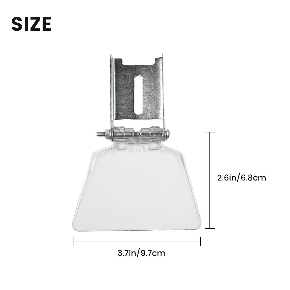 2pcs Eye Protection Replacement Stainless Steel ABS Material