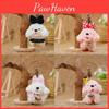 Cute Bow Sunglasses Heart Necklace Plush Puppy Doll Pendant For Bag Decor And Gift