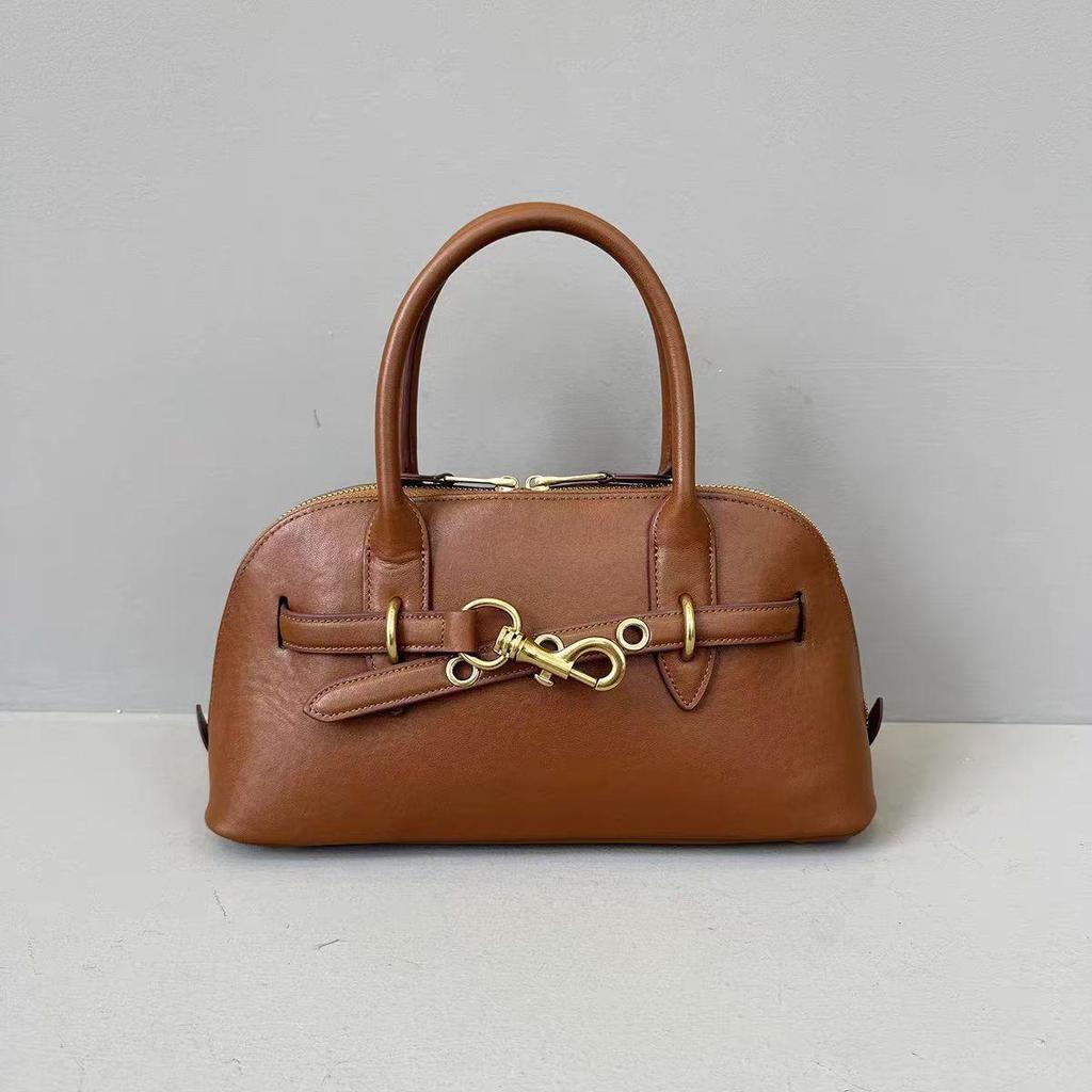 Miu Aventure Retro Leather Briefcase and Handbag