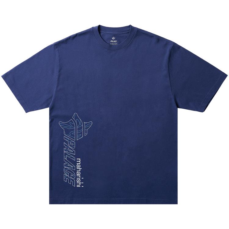 

Palace X Храм Махариши Звезда Ом Футболка Синий Унисекс Топы P28MHES007 M