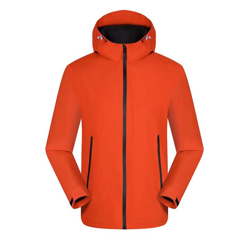 Unisex Waterproof Windbreaker: Breathable, Cotton-Padded, Team Style Workwear for Outdoor Warmth