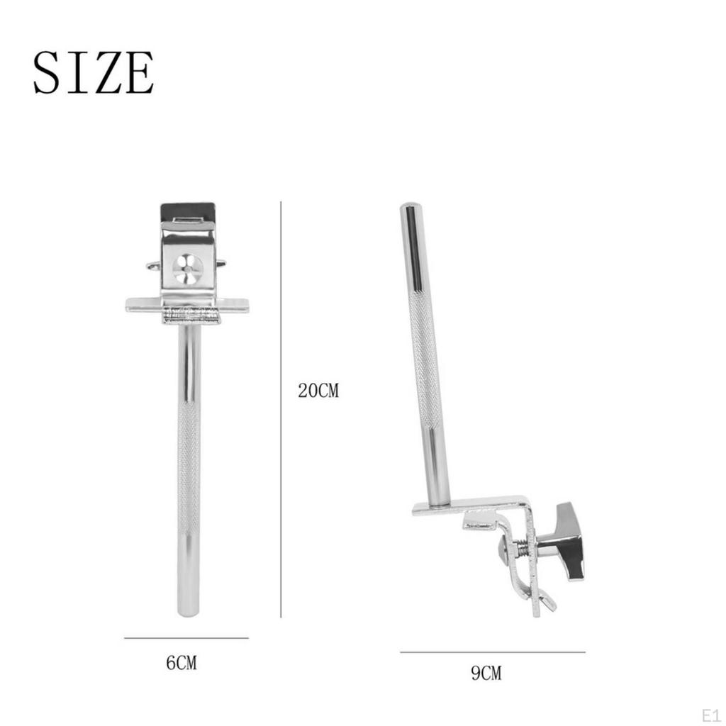 2 Pieces Drum Clamp with Rotating Joint Easy To Install for Gigs, Percussionists