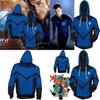 Zip Fantastic Four Hoodie Sweatshirt Sweater Unisex Cosplay Costume Coat Tops