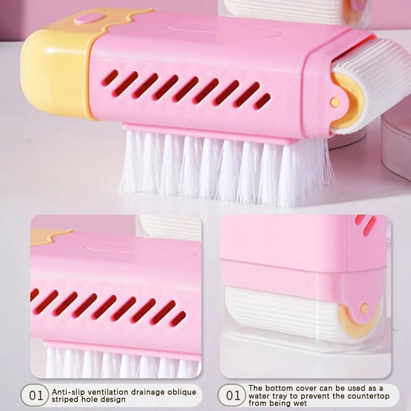 Hand Free Scrubbing Soap Box Brush Multifunctional Foam Box Household Automatic Soap Drain Roller Laundry Soap Drainage Type
