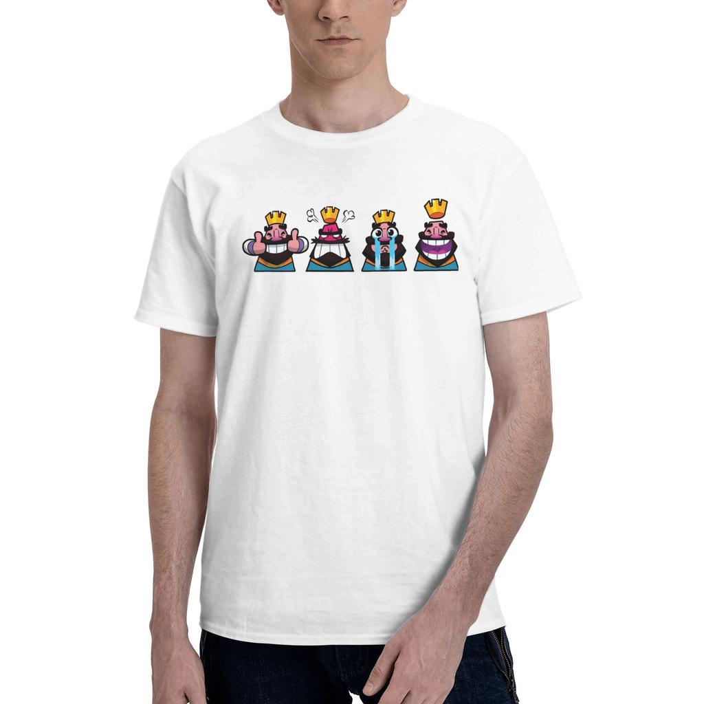 Crying Skeleton Men Womens T Shirt Clashes Royaleds Game Hipster Tee Shirt Short Sleeve TShirts Cotton Summer Clothing
