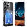 Applicable to iPhone17ProMax crystal clear card mobile phone case Apple 16Pro transparent 15 anti-drop 14 protective case