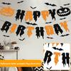 Halloween Letter Pumpkin Flag Decoration Banner Arrangement
