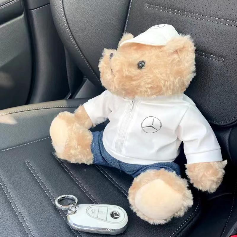 Autolepka Vánoční dárek Plyšové hračky Dekorativní doplňky do auta Pro Mercedes Benz Amg W203 W204 W205 W210 W211 W212 W213 W214 W