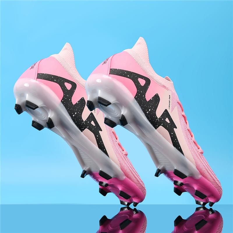 Comfortable Men Football Shoes Long Spikes Fast Soccer Shoes Grass Training Football Field Boots High Quality Sneaker Original