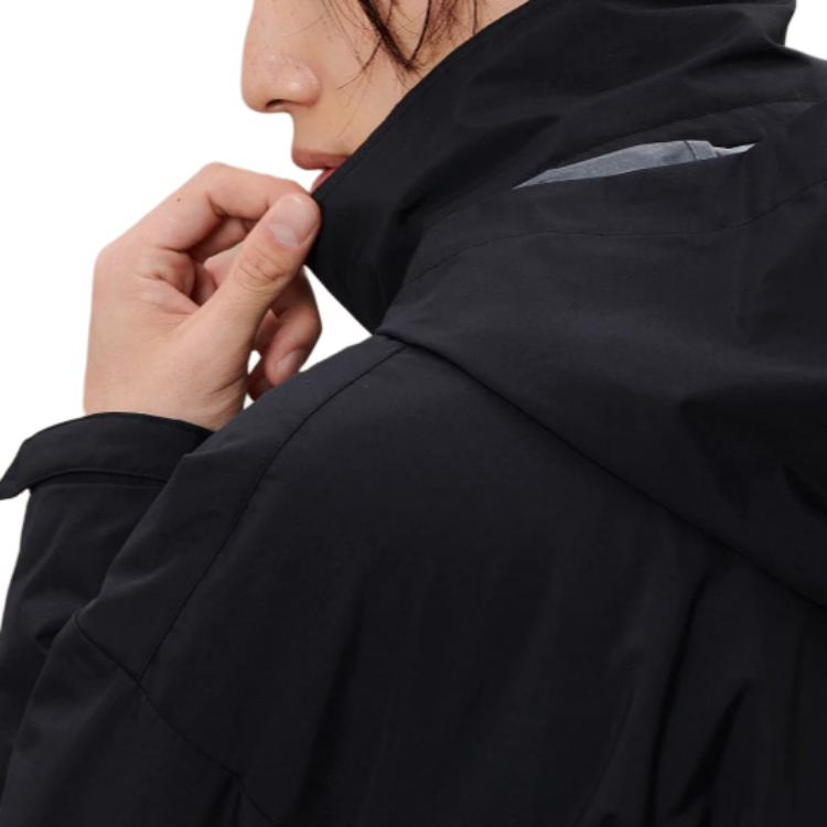 New Balance Jackets Men's Black Stand Collar Moderate Other AMJ25008-BK