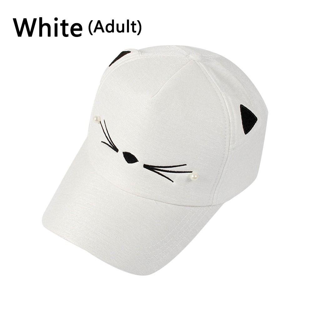 Fashion Cat Ear Hat Baseball Cap Cartoon Cotton Hat Outdoor Sport Cap Casual Sun Cap Cute Cosplay Hat