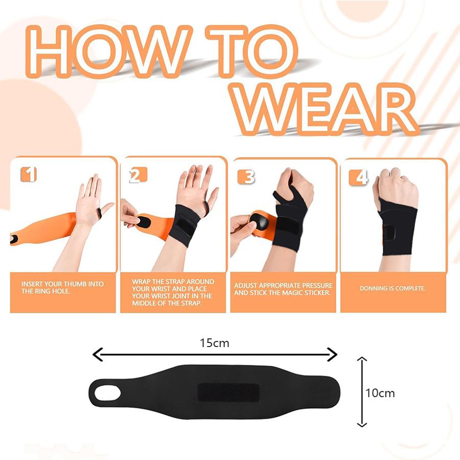Unisex Elastic Wrist Support Brace - Ultra Thin Breathable Anti-Sprain for Sports Fitness Gym Training & Daily Workout Protectio
