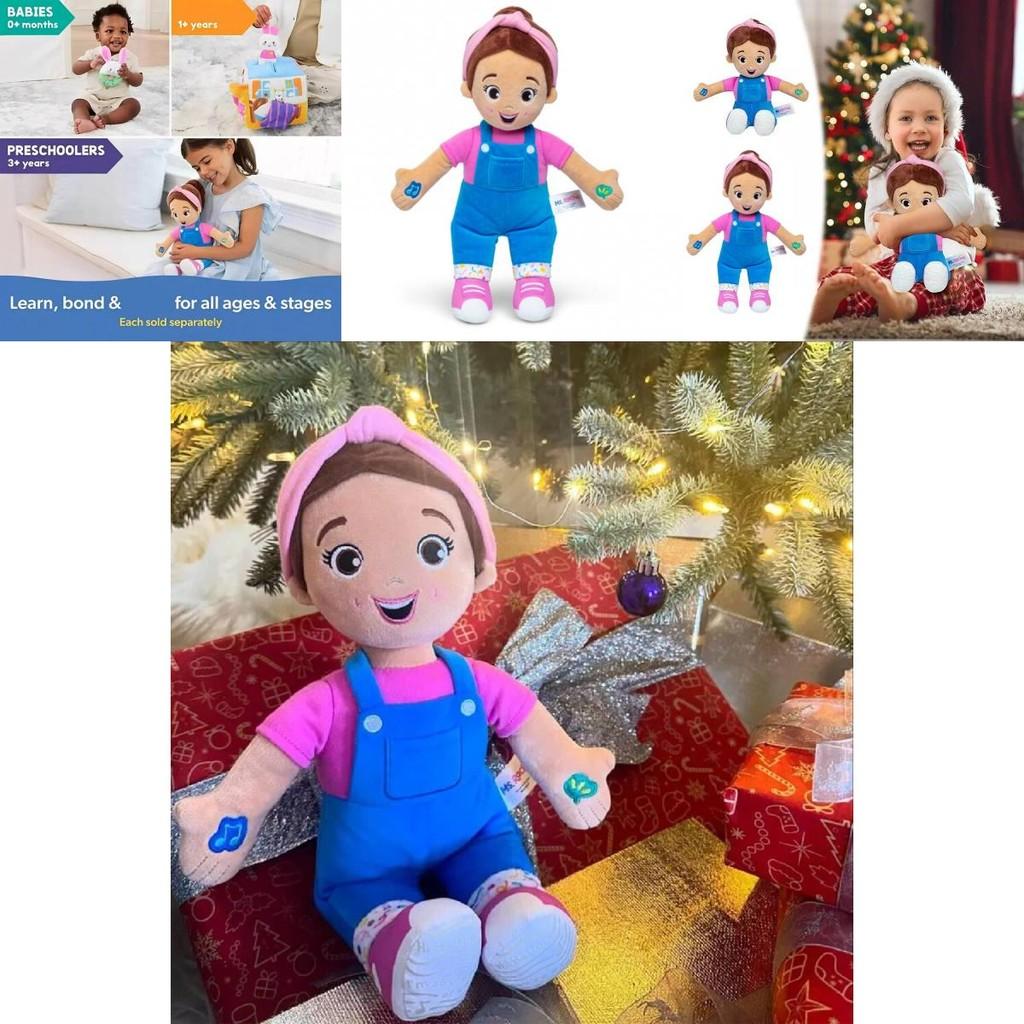 Adorable Ms Rachel Plush Doll Soft Cotton Stuffed Toy For Kids With Comforting Features