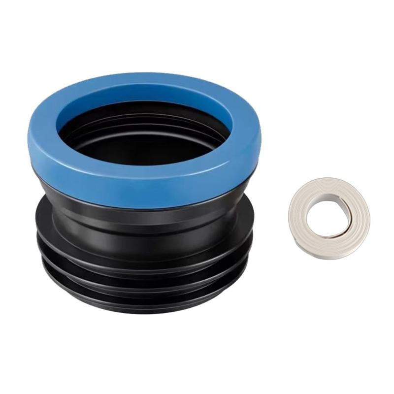 ABS Toilet Seal Gasket Noiseless Plastic Toilet Seal Rings for Quiet Flushing & Easy Installation