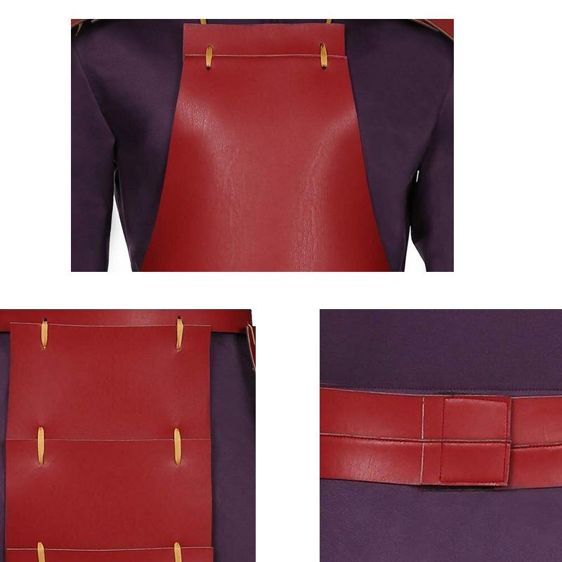 Anime Akatsuki Uchiha Madara Cosplay Costume Man Armor Lining Pants Suit Halloween Costume Party Costume