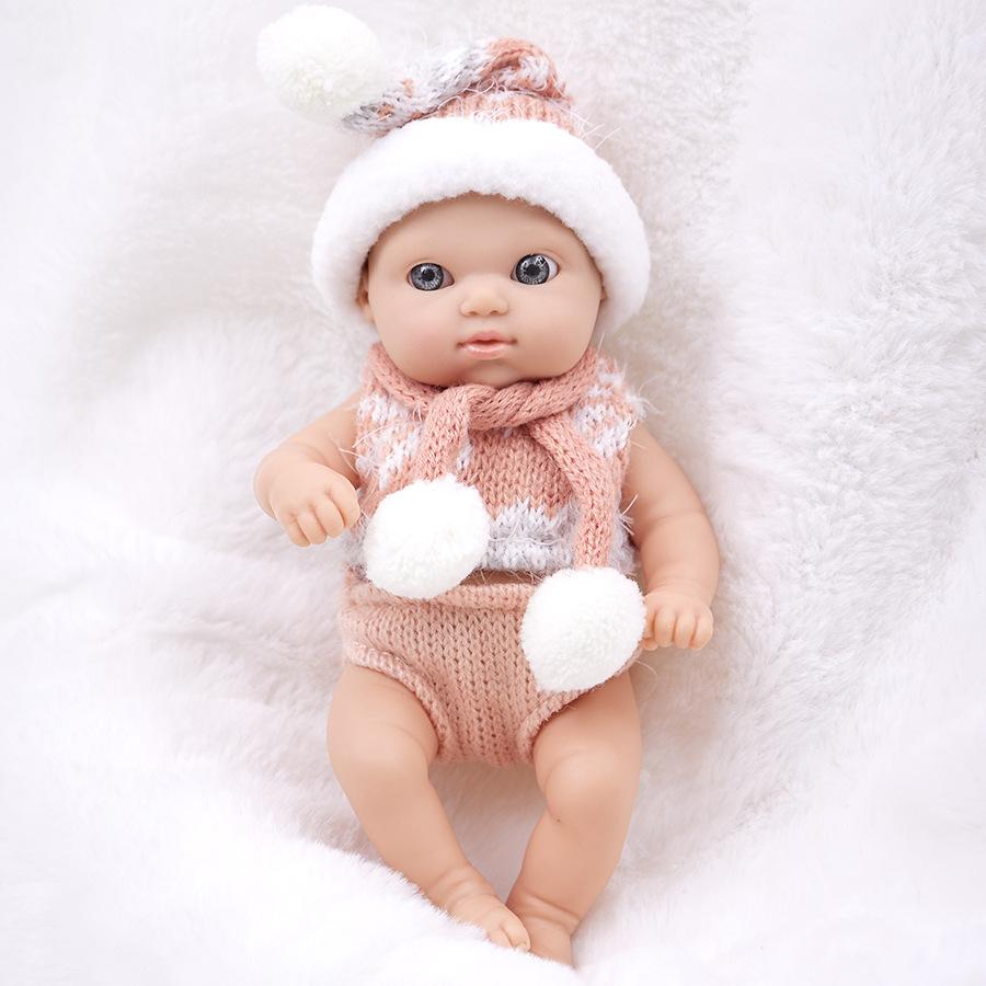 

20 см моющаяся реалистичная мягкая расписанная вручную имитация куклы-ребенка для детей, игровая кукла 20CM