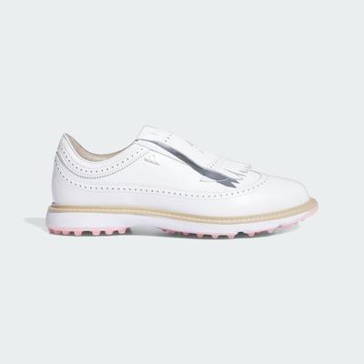 adidas MC87 Bore Fodtøj Hvide Sko & Fodtøj Sportssko Unisex GOLF MC80 IH4820 Fodtøj Hvid/Sølv Metallic/Semi Pink Spark