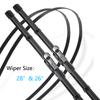 Car Wiper Blades for Peugeot 307 307SW 307CC Hatchback Sedan 2004~2008 SW CC  Front Windscreen Windshield Wipers Car
