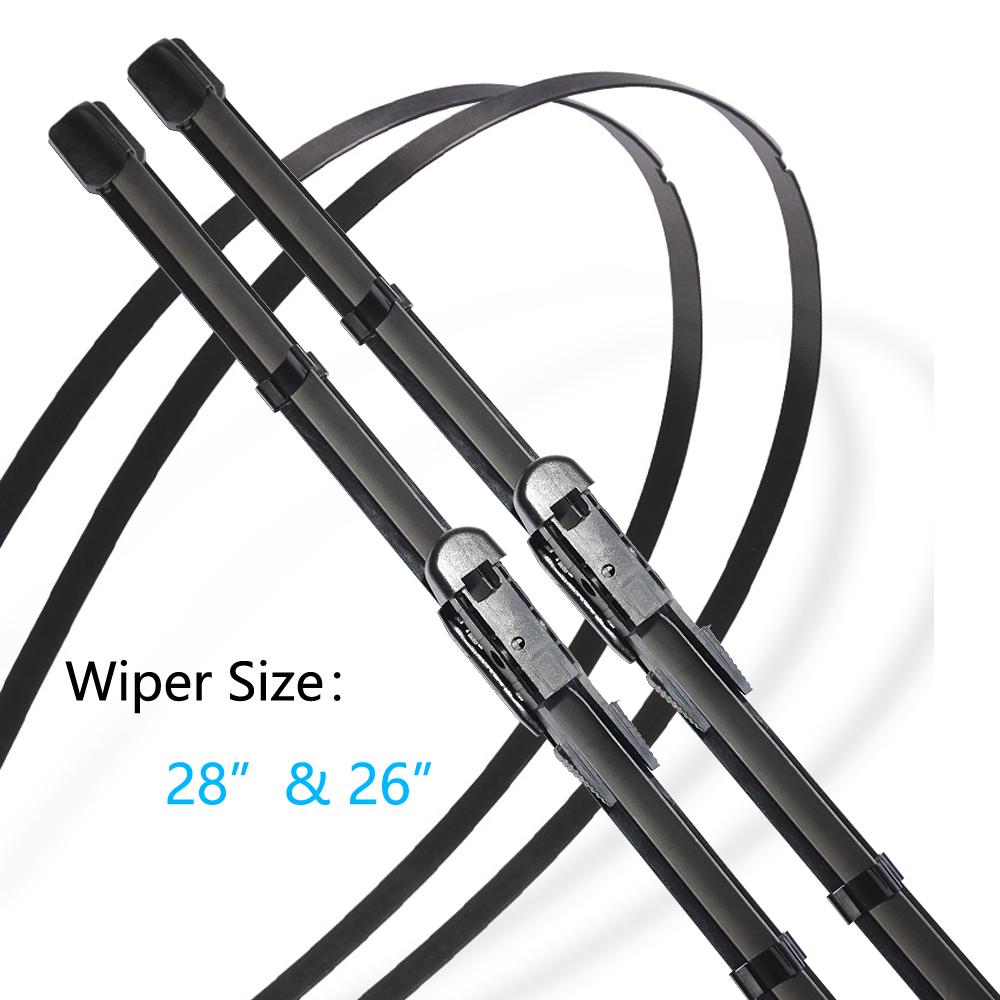 Car Wiper Blades for Peugeot 307 307SW 307CC Hatchback Sedan 2004~2008 SW CC  Front Windscreen Windshield Wipers Car