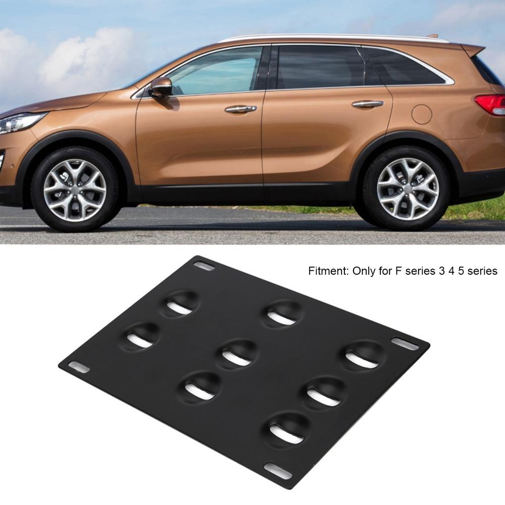 Aluminum Alloy Tow Hook License Plate Bracket for F series 3 4 5 series License Mount Swap